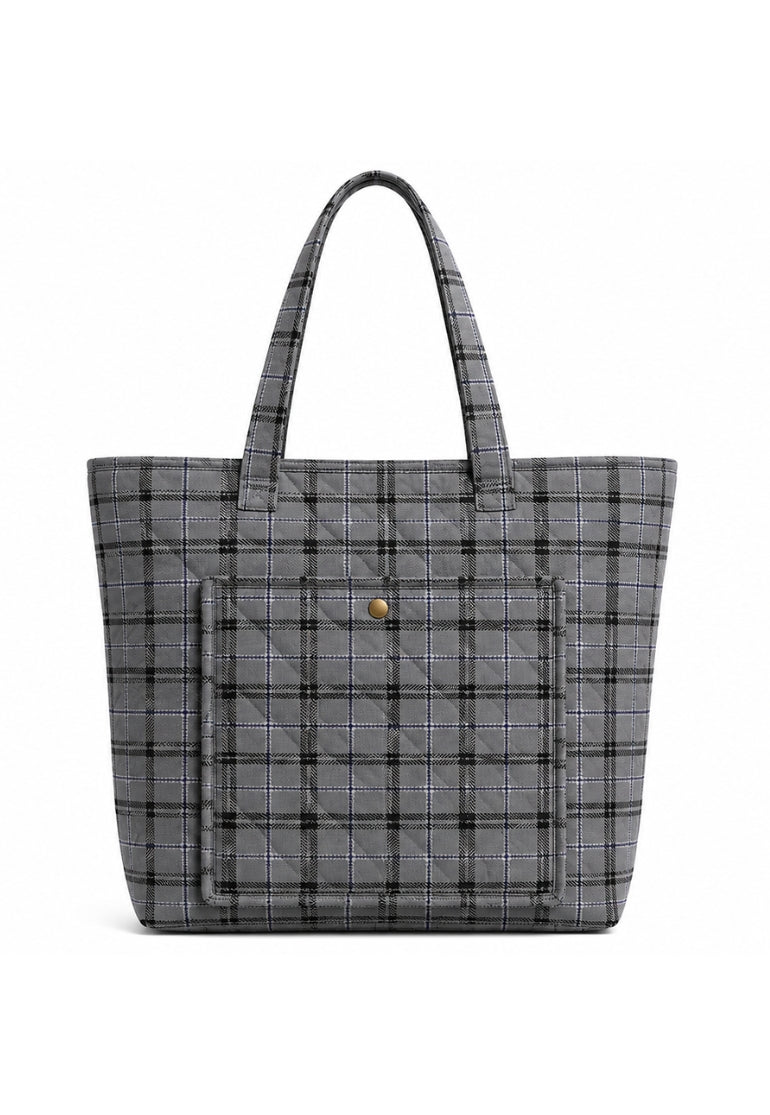 Gairloch Quilted Tartan Tote Bag