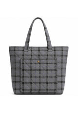 Quilted Tartan Tote Bag