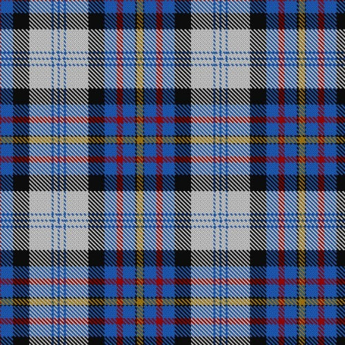 Gillies Dress Blue Tartan