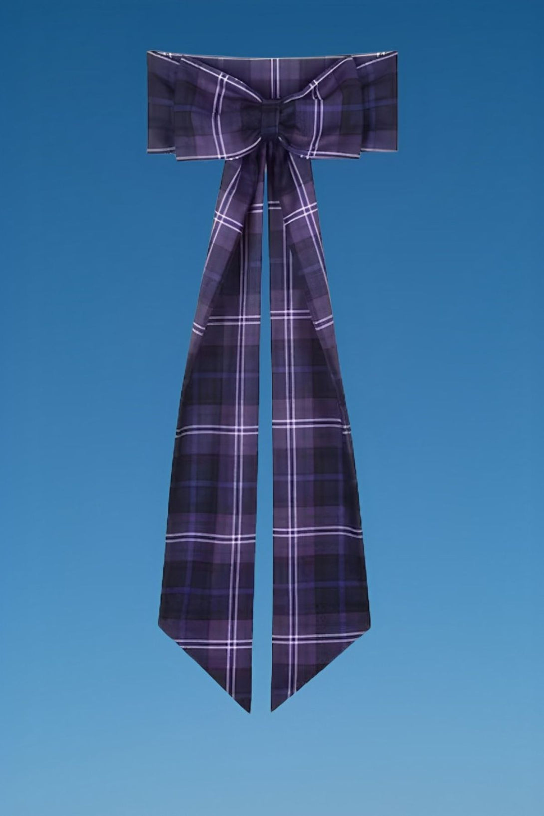 Girl's Tartan Sash with Bow