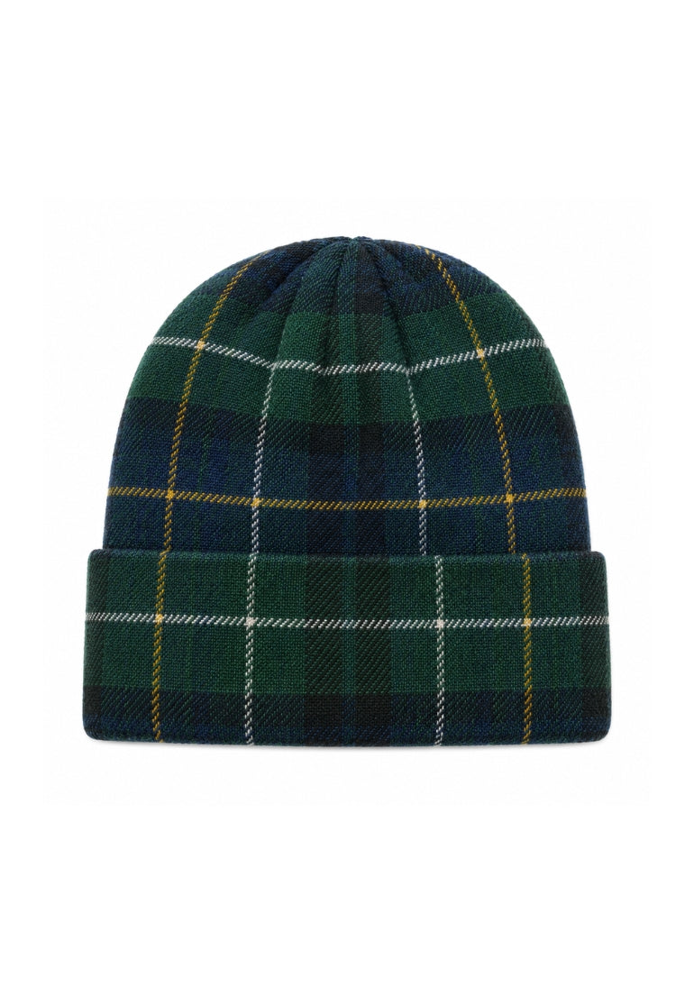Cuffed Tartan Beanie
