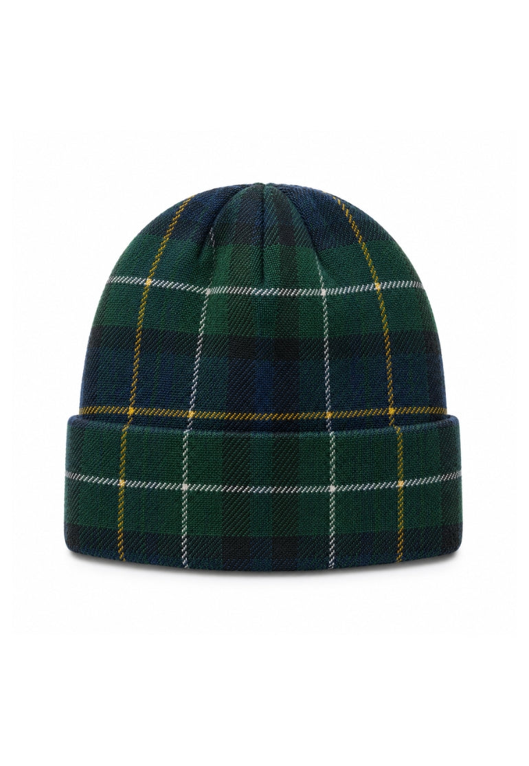 Cuffed Tartan Beanie