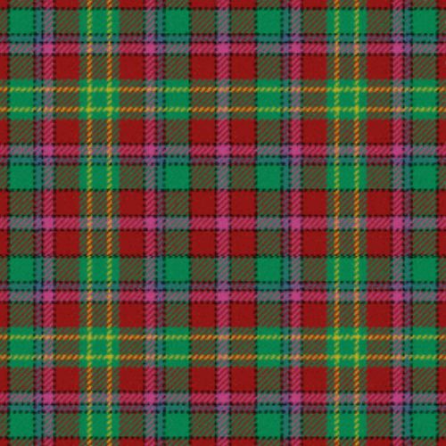 Golden Broom tartan swatch