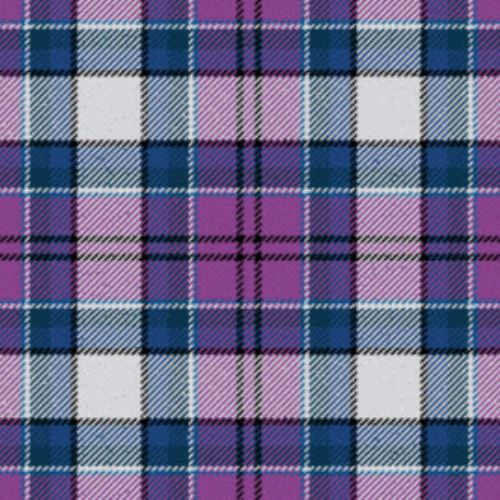 Hebridean Dress Arisaid Blue tartan swatch