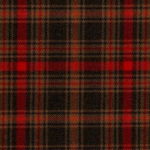 Highland Peat Herringbone tartan swatch