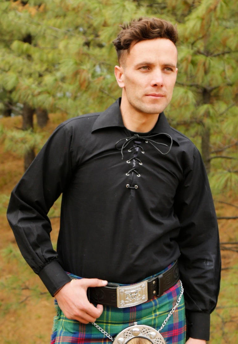 Jacobite Shirt in black