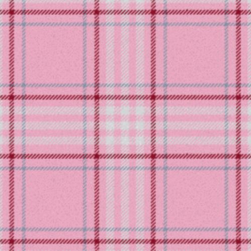 Komen Rose Plaid Tartan