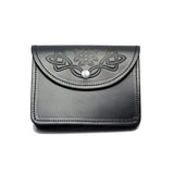 Leather Bag Piper Casual Sporran Bag - Front Embossed view