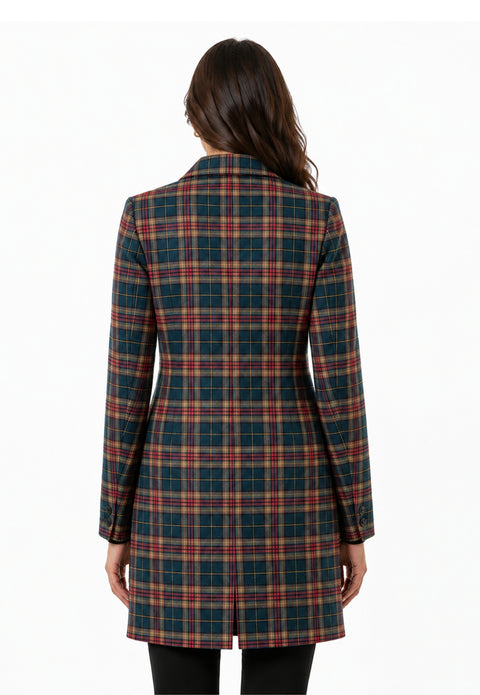 Longline Tartan Jacket