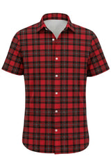 MacGregor Plaid Short Sleeve Button Shirt