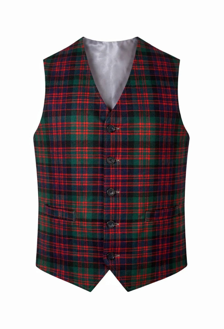 MacDonald Boy's Tartan Waistcoat