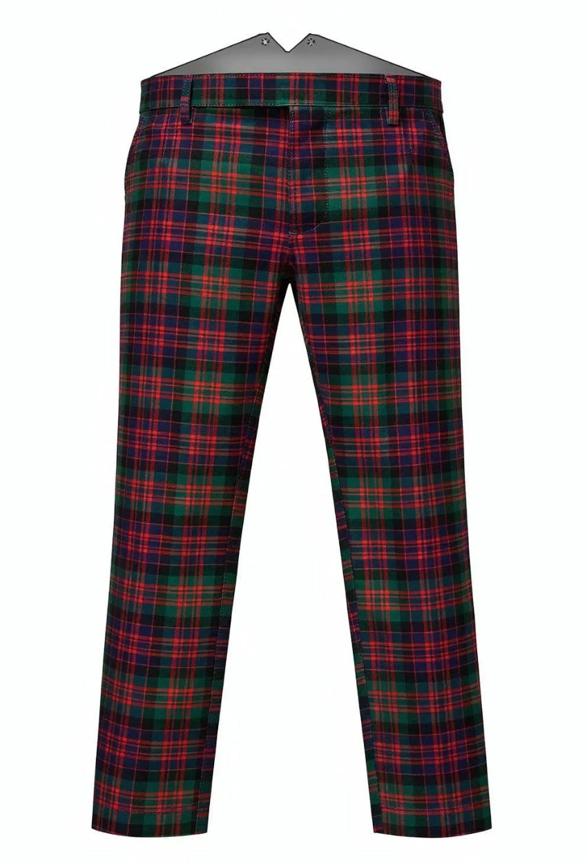 MacDonald Men's Fishtail Back Tartan Trew