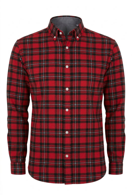 Macgregor Tartan Plaid Long Sleeve Button Shirt