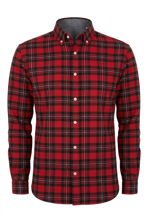 Macgregor Tartan Plaid Long Sleeve Button Shirt