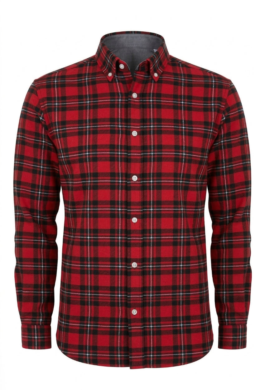 Macgregor Tartan Plaid Long Sleeve Button Shirt