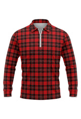 MacGregor Plaid Polo Zipped Shirt