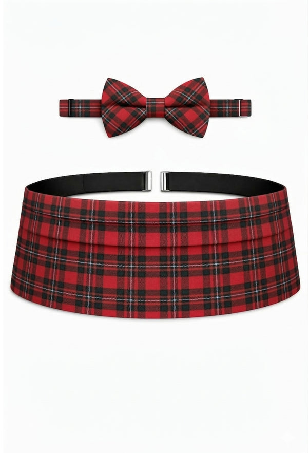 MacGregor Tartan Cummerbund & Bow Tie Set