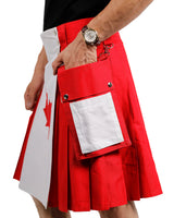 Closeup of Maple Pride Utility Kilt
