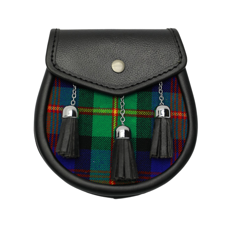 Matching Tartan Sporran - front view