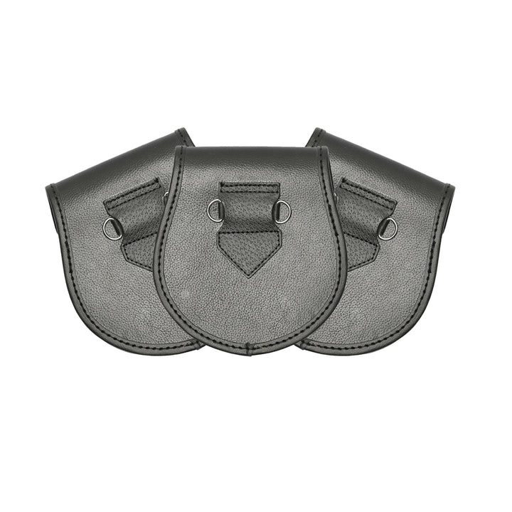 Matching Tartan Sporrans - back