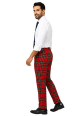 Fraser Men's High‑Waisted Tartan Trouser