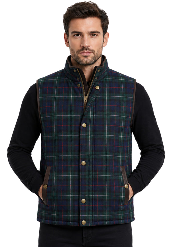 Fraser Men's Tartan Gilet