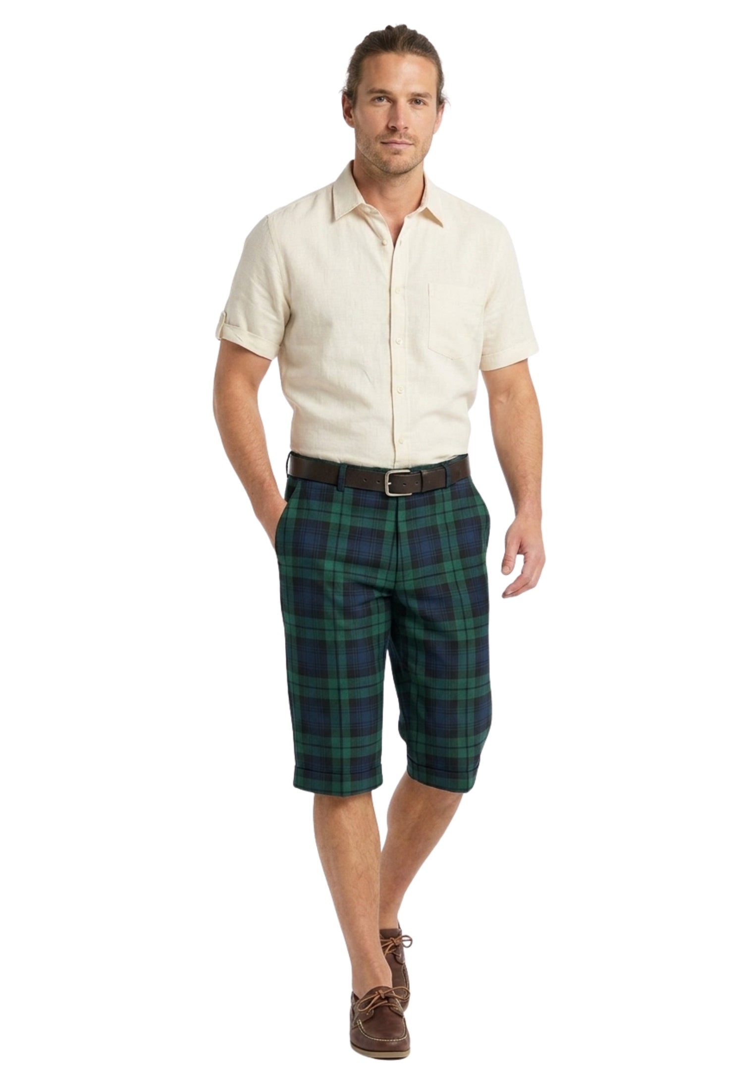 Men's Cameron Hunting Muted Tartan Shorts