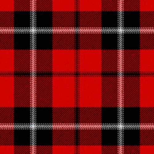 Nebraska University tartan swatch