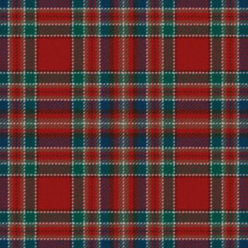 North West Territories Mounted Police tartan swatch