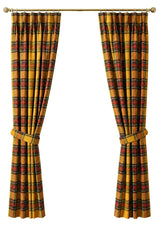 Pencil Pleat Tartan Curtains