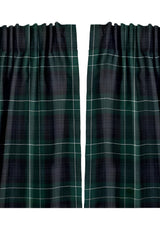 Pencil Pleat Tartan Curtains