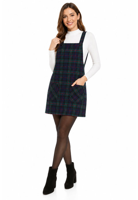Campbell Tartan Ladies Pinafore Dress