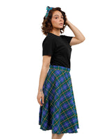 Plaid A-Line Skirt - right side view