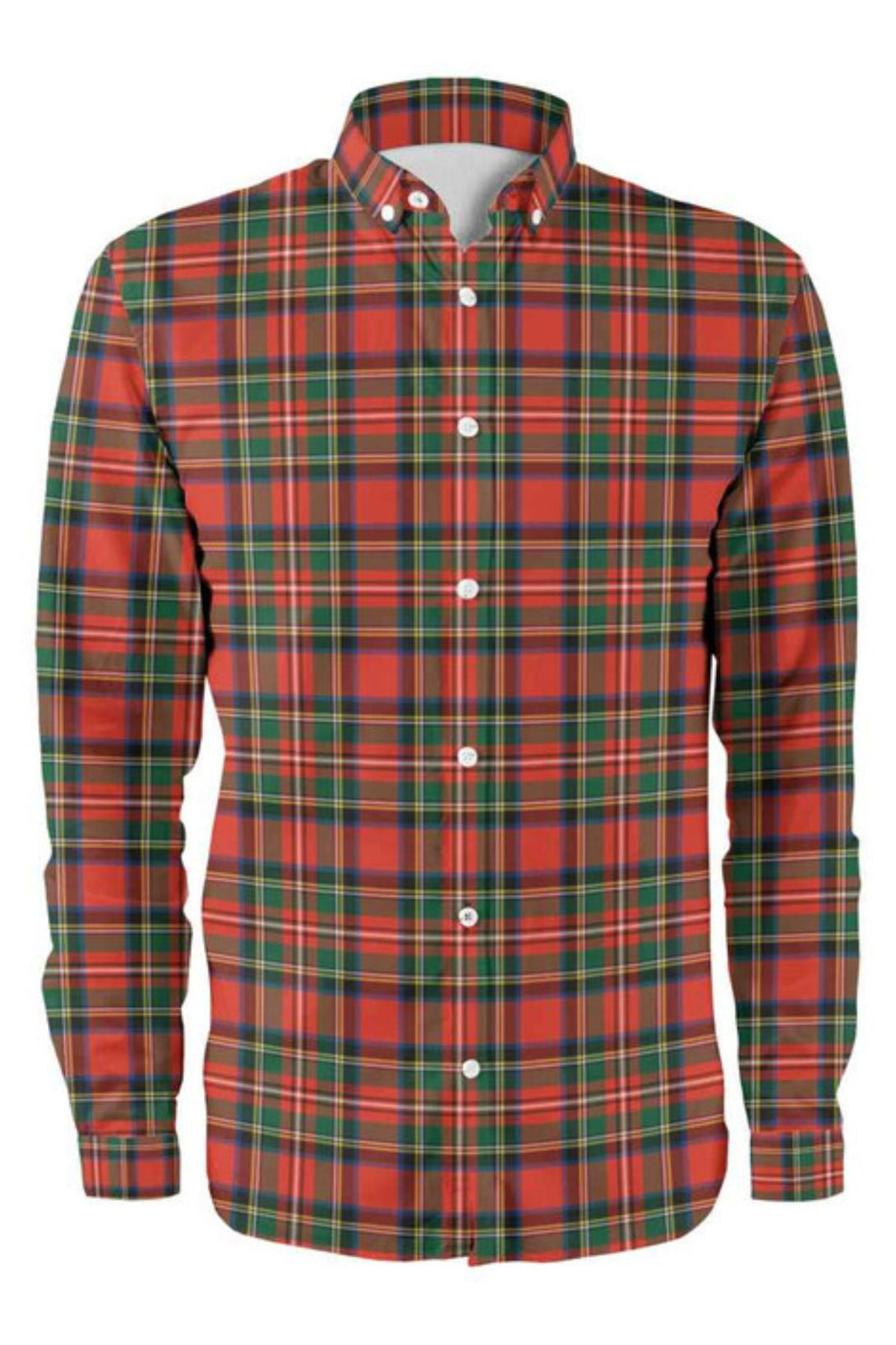 Plaid Long Sleeve Button Shirt