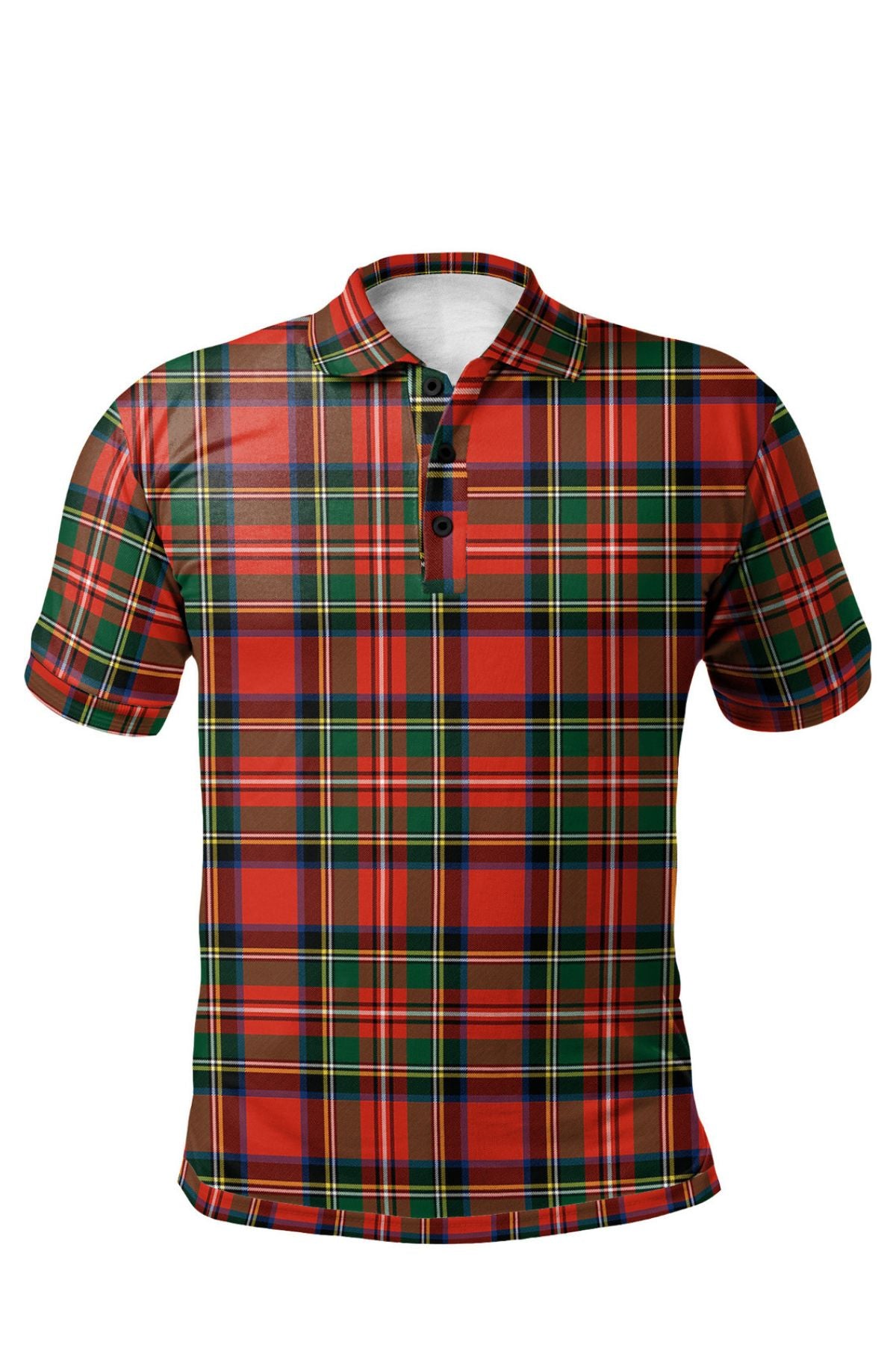 Tartan Polo, Pennycook Plaid Mens Polo Shirt main image 1