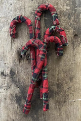 Tartan Candy Cane Ornament