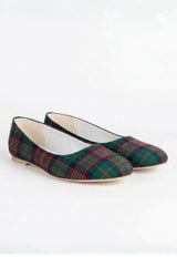 Plaid Flat Pumps