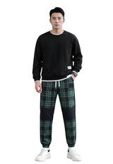 Plaid Fusion Joggers Pants