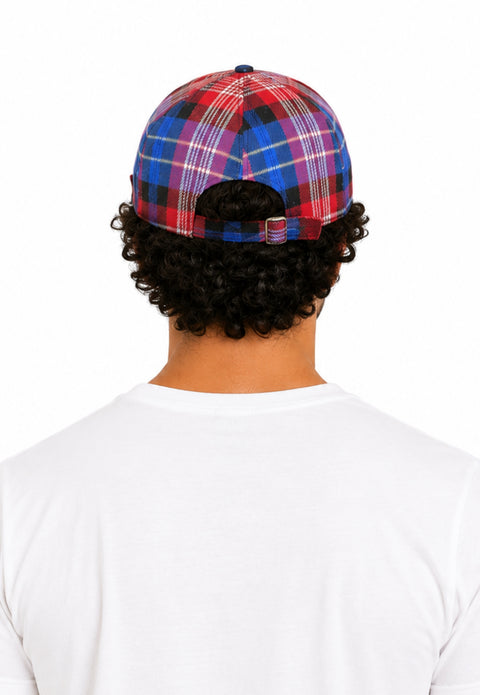 Plaid Golf Cap