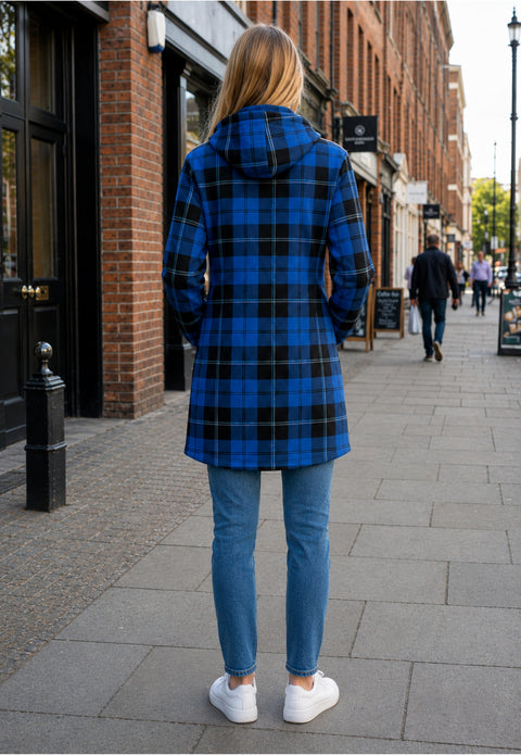 Plaid Hoodie Dress
