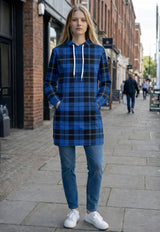 Plaid Hoodie Dress