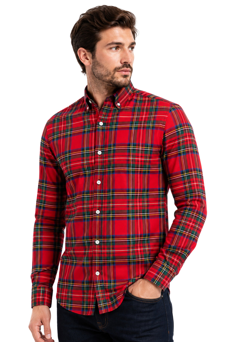 Fraser Plaid Long Sleeve Button Shirt