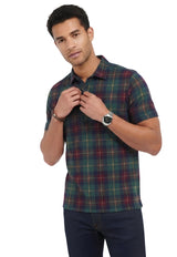 Campbell Plaid Polo Shirt
