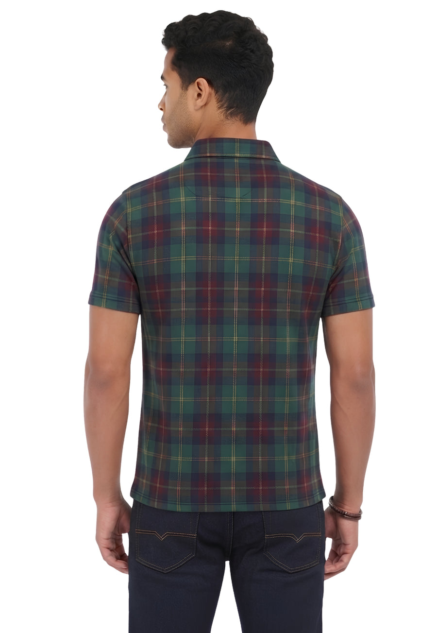 Fraser Plaid Polo Shirt