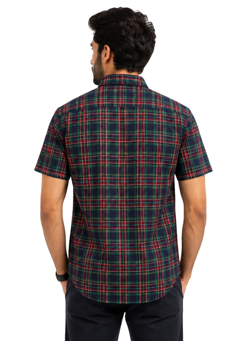 Fraser Plaid Short Sleeve Button Shirt