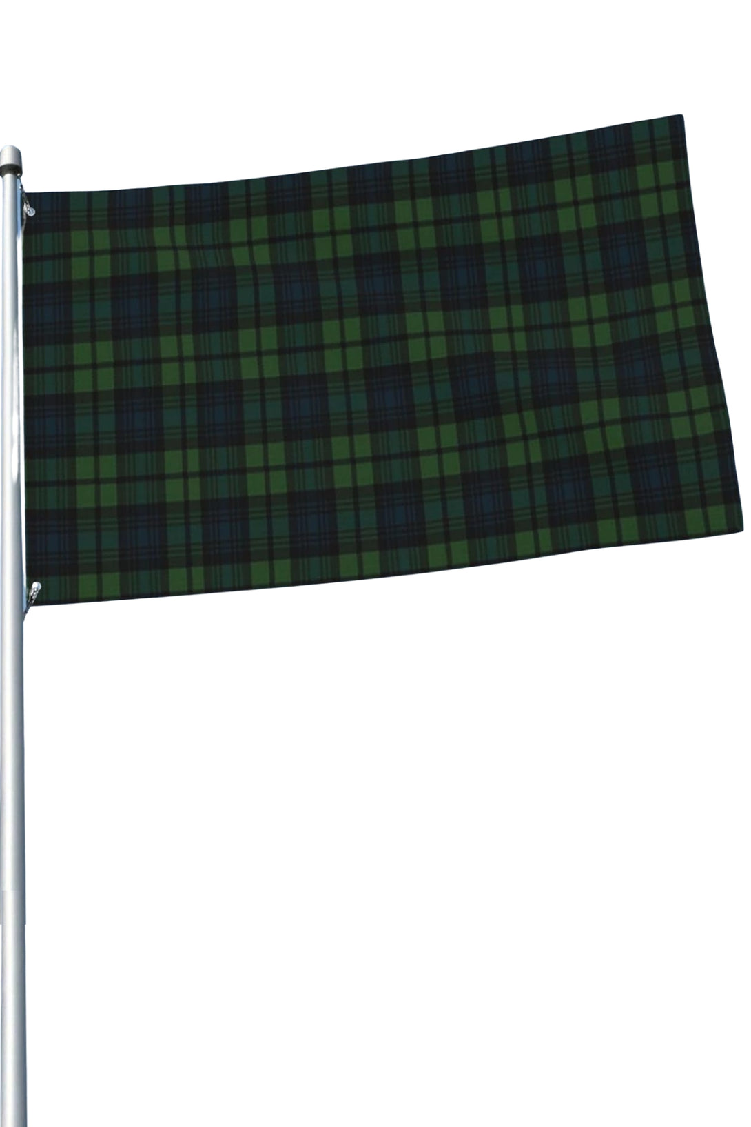 Pole Grommets Tartan Flag