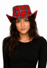 Wallace Premium Tartan Cowboy Hat