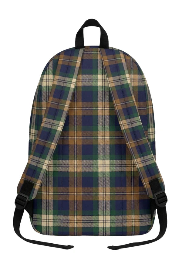 Black Watch Plaid Backpack