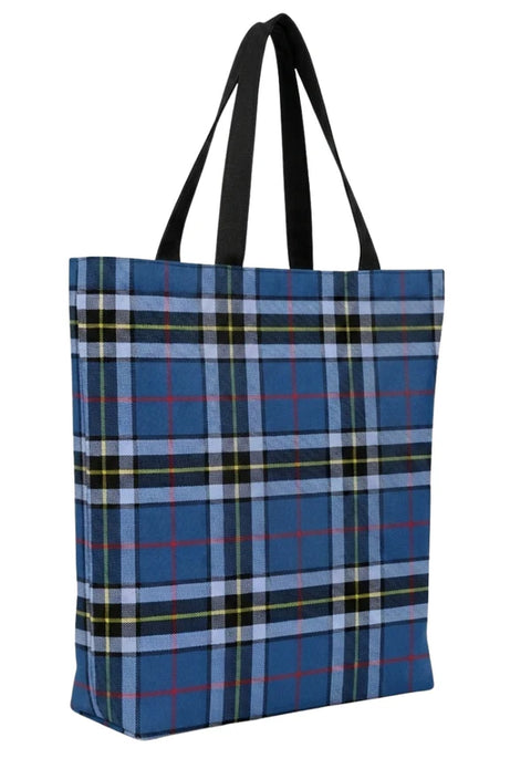 Black Watch Plaid Shoulder Strap Bag