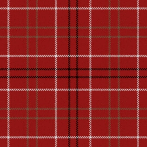 Rannoch Red tartan swatch